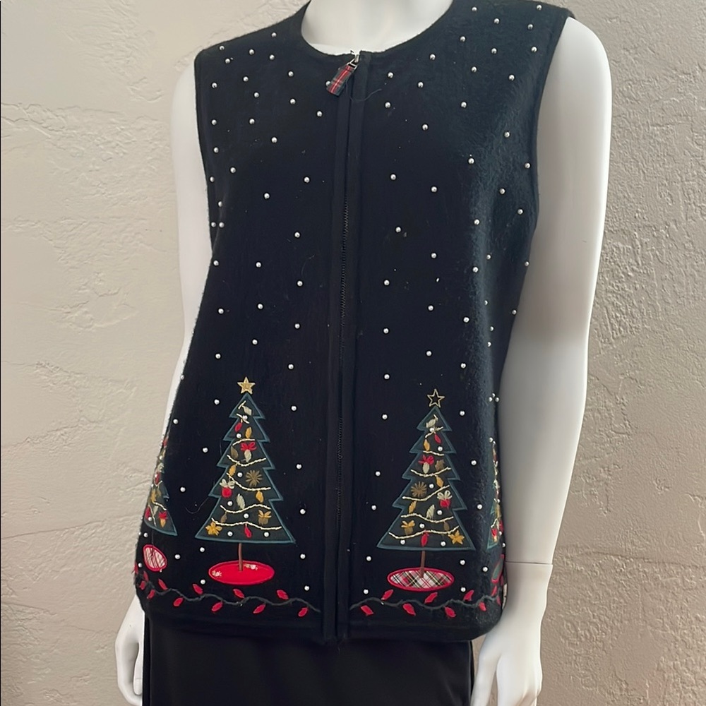 Charter Club Christmas Vest